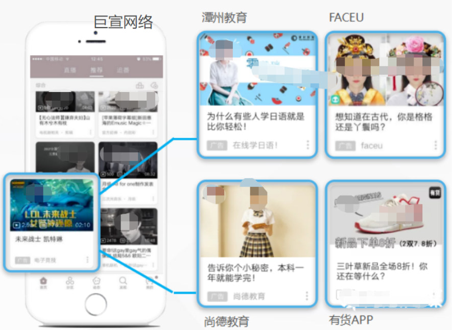 B站信息流小图广告