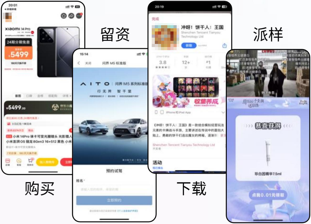 多转化目的页
