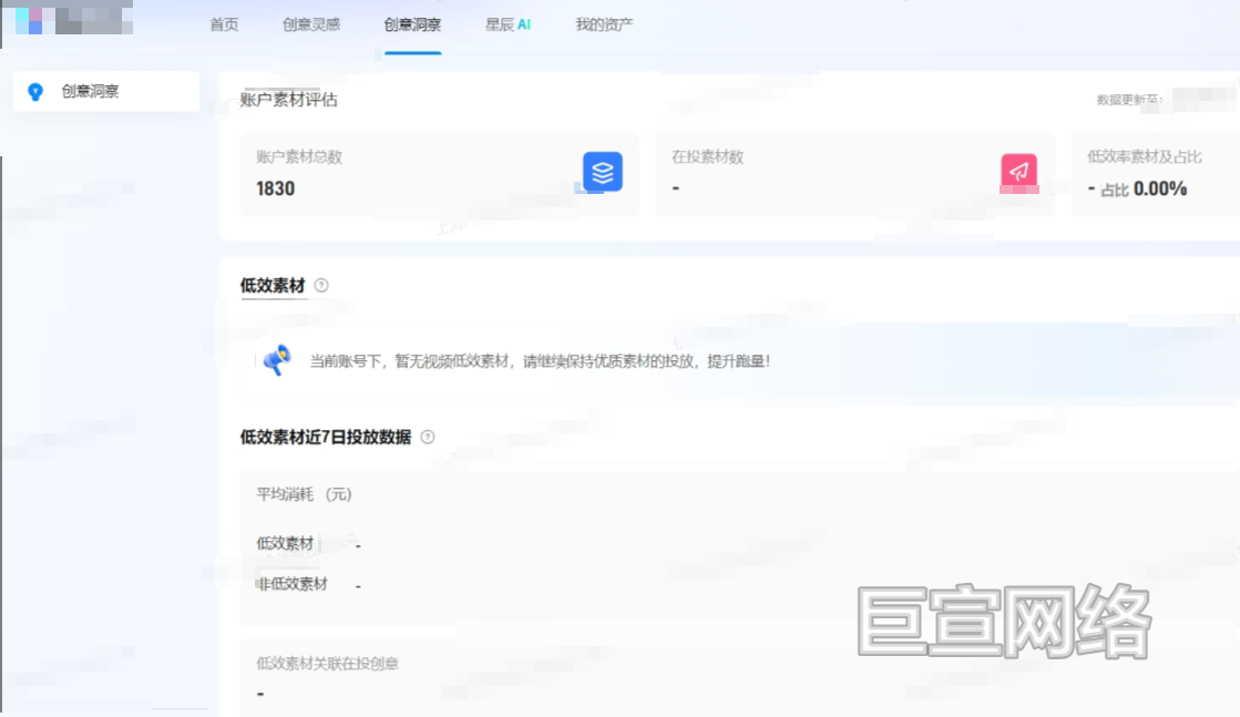 B站广告平台账户创意分析